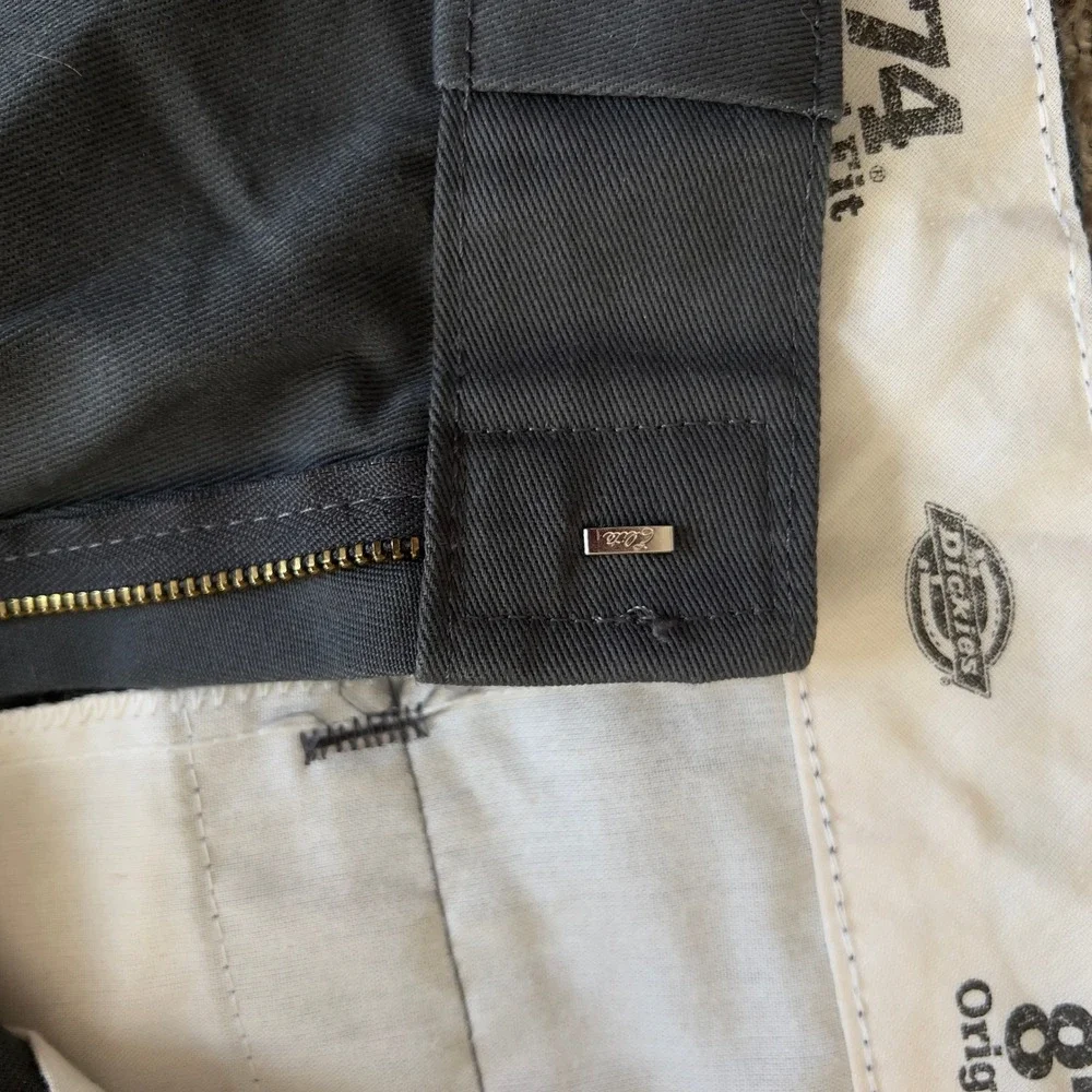 Dickies 874 Work Pants Mens 30x32 Dark Gray Original Fit Straight Leg Workwear